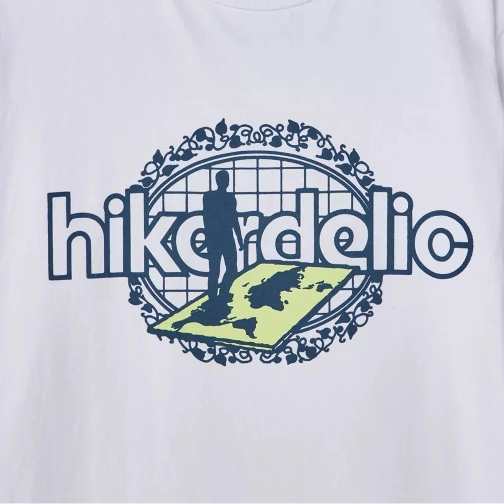 Hikerdelic Global Long Sleeve Tee, White, L, NWT - Picture 4 of 7